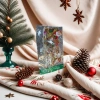 Christmas decorative items stickers, deer pulling cart stickers, multi-sized paper Santa Claus Christmas sticker gifts Specification image